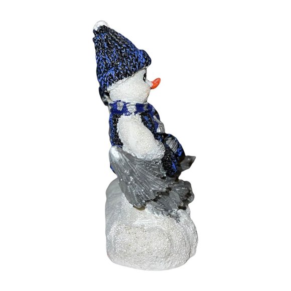 Holiday Traditions Vintage Poly Working Snowman Christmas Holiday Home Decor - Picture 4 of 6